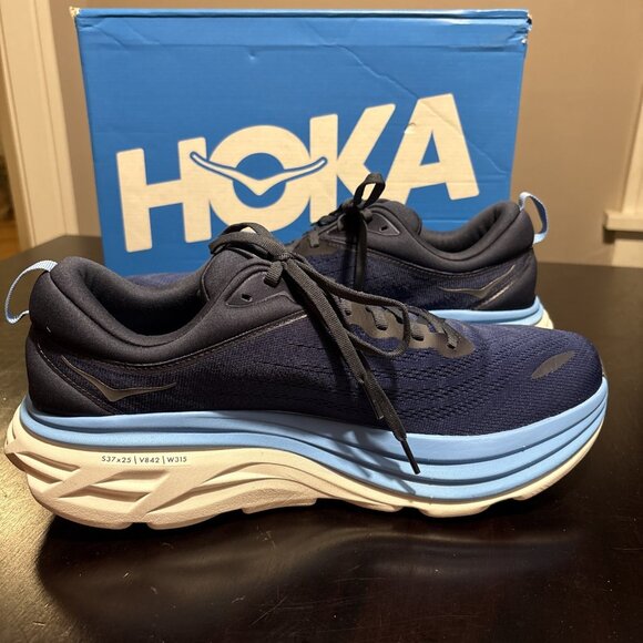 Hoka Men’s HOKA Bondi 8 Outer Space Size 13D. Blue. Running. New - Picture 5 of 8
